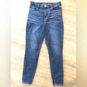 American Eagle size 10, curvy hi-rise jegging
